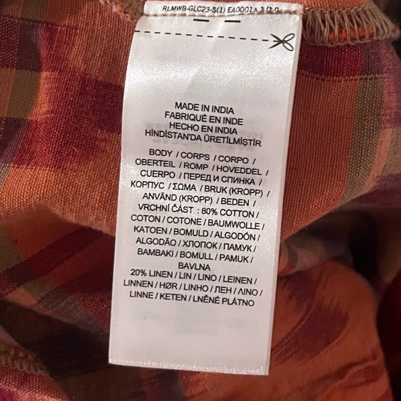 Lauren Ralph Lauren Cotton-Linen Wrap Skirt - Picture 4 of 6